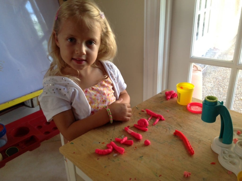 Handwriting Playdoh