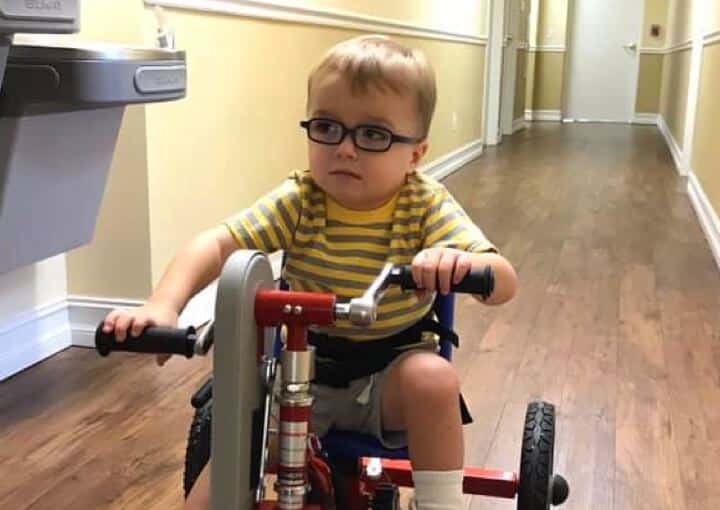 Child Riding a Bike