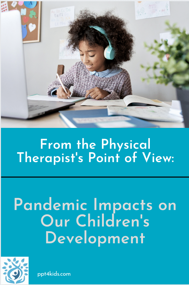 Pandemic impacts on Our Children's Development graphic.