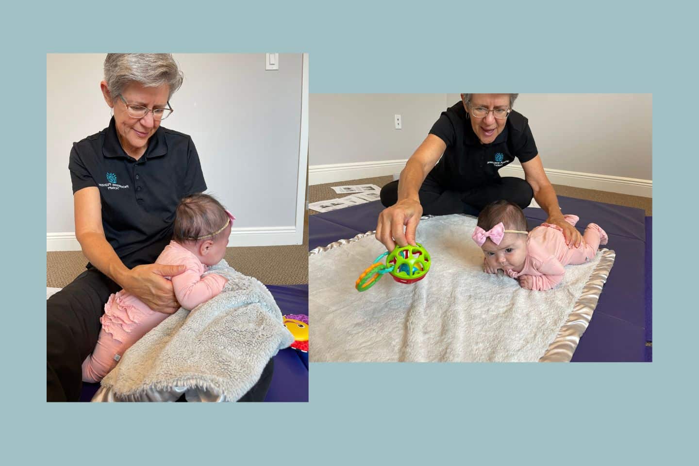 Pediatric Physical Therapy Torticollis Vertical Start Technique