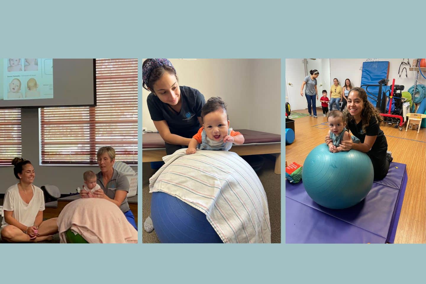 Pediatric Physical Therapy Torticollis Yoga Ball Fun Technique